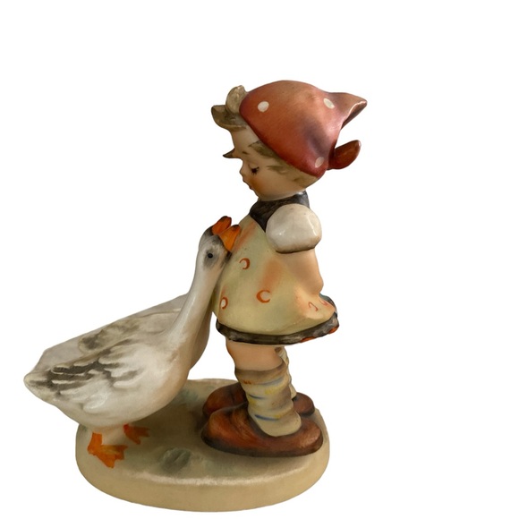 Vintage Goebel Hummel Goose Girl Figurine 47/0 W. Germany - Picture 2 of 5
